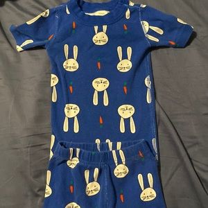 Hanna Andersson Toddler Short John Pajama Set Size 3